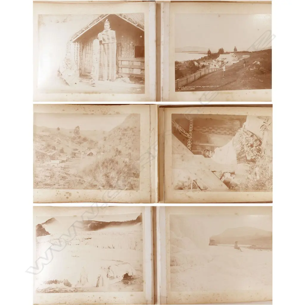 A 19thC album of forty-eight mainly Burton Brothers black and white photographs, Image 1++